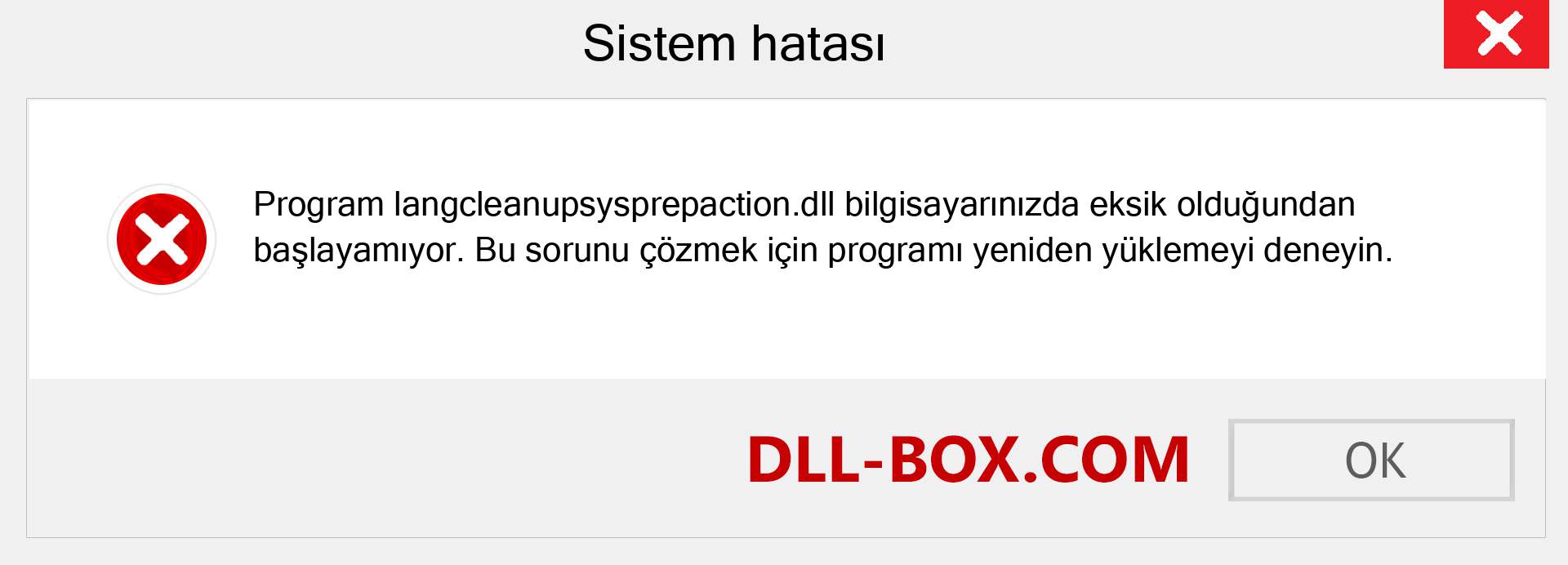 langcleanupsysprepaction.dll dosyası eksik mi? Windows 7, 8, 10 için İndirin - Windows'ta langcleanupsysprepaction dll Eksik Hatasını Düzeltin, fotoğraflar, resimler